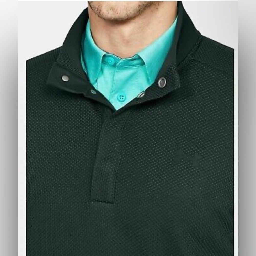 Under Armour Golf Men's UA Storm Sweater Fleece Mock Green XL 1317345 384 - Picture 3 of 11
